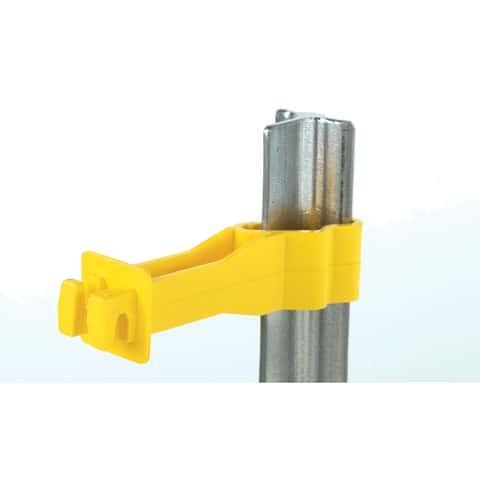 Dare Electric-Powered T-Post Insulator Yellow Dare Electric-Powered T-Post Insulator Yellow