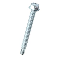 Teks No. 14 in. X 2-1/2 in. L Hex Hex Washer Head Sheet Metal Screws 30 pk