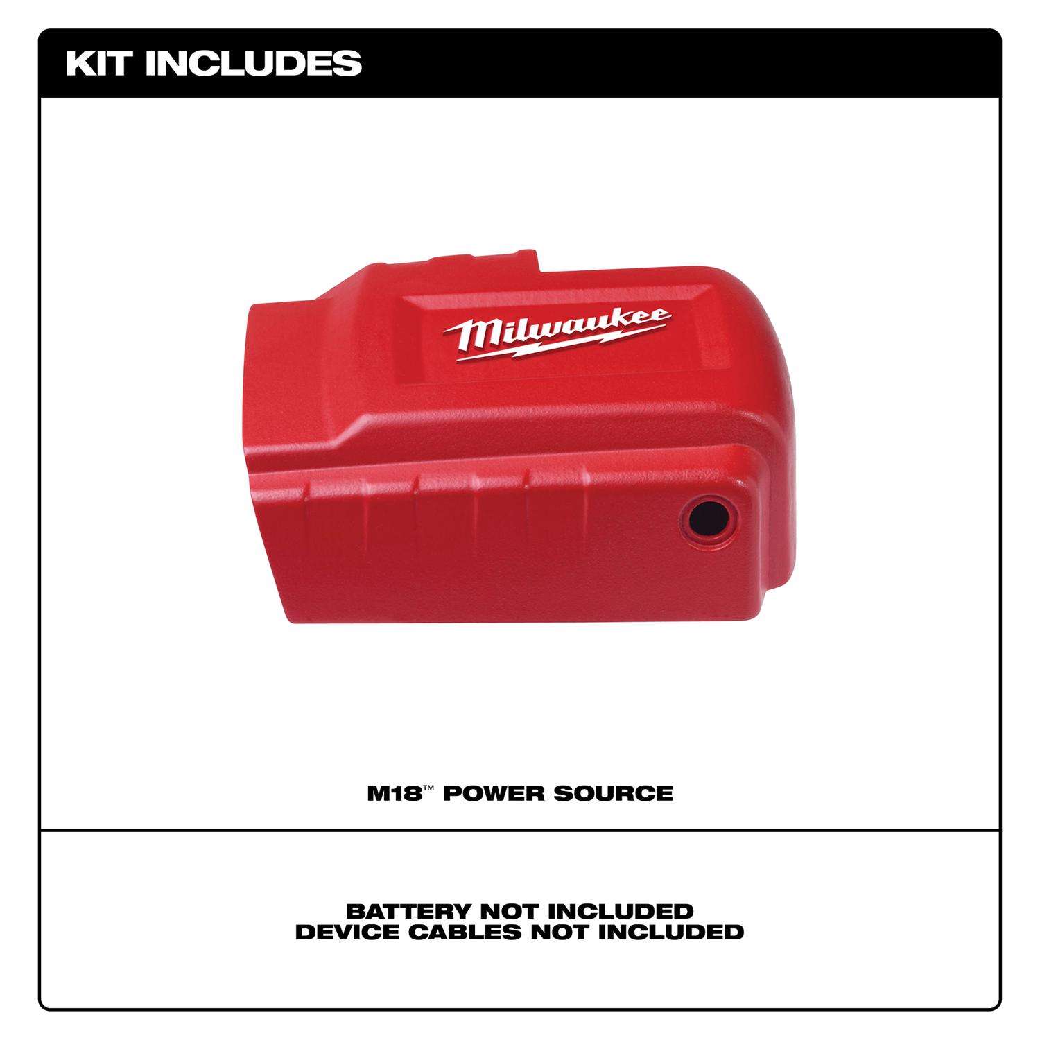 Milwaukee 18 deals volt power source