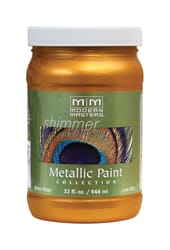 Modern Masters Shimmer Satin Tequila Gold Metallic Paint 1 qt
