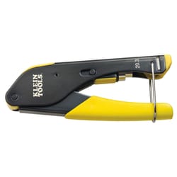 Klein Tools 5.594 in. Compression Crimper Black/Yellow 1 pk