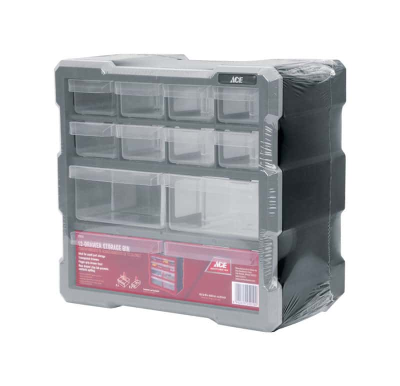 Ace 109/16 in. W X 10 in. H Storage Organizer Plastic 12 compartments