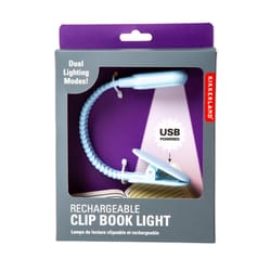 Kikkerland 9 in. Blue Mini Clip-On Lamp