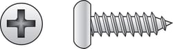 HILLMAN No. 8 Ga. X 7/8 in. L Phillips Pan Head Sheet Metal Screws 100 pk
