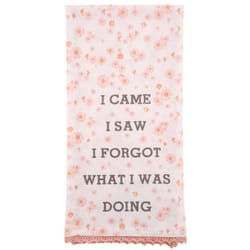 Karma Multicolored Cotton I Came I Saw Tea Towel 1 pk