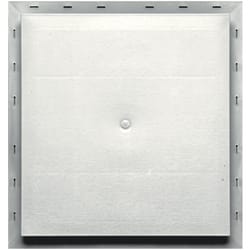 Builders Edge 16-1/2 in. H X 1-1/4 in. L Prefinished White Vinyl Mounting Block