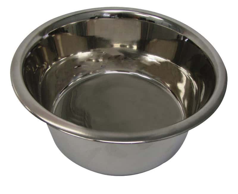 Hilo Silver Plain Stainless Steel 2 qt Pet Dish For Dogs Ace Hardware