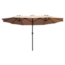 Living Accents 15 ft. Beige Patio Umbrella