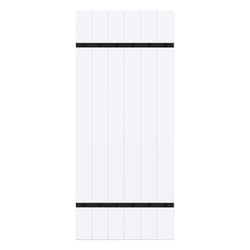 Renin 36 in. L Matte White Wood Barn Door Hanger Kit 1 pc