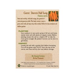 Lake Valley Seed Carrot Seeds