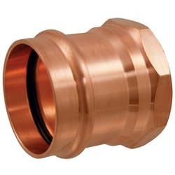 NIBCO 1-1/2 in. Press X 1-1/2 in. D FIP Wrought Copper Adapter 1 pk