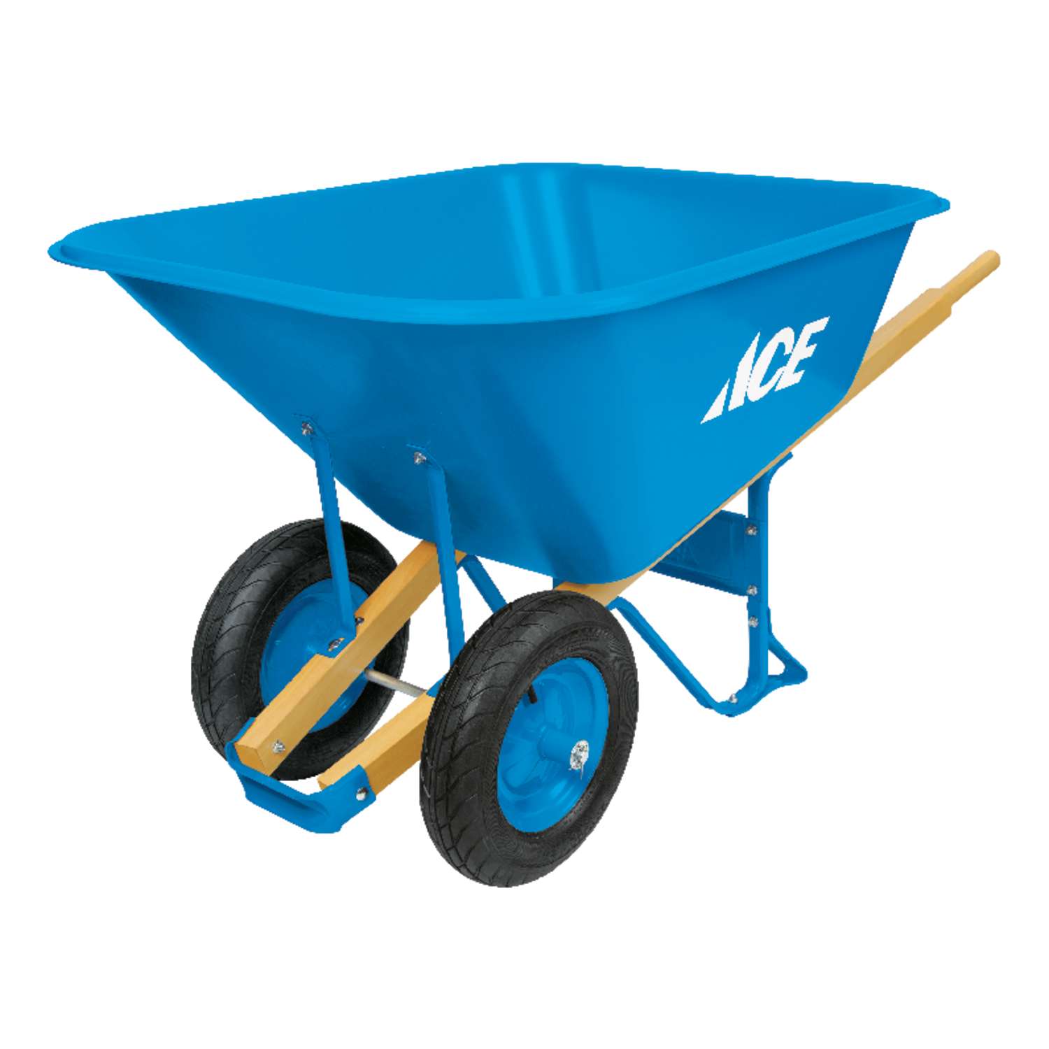 Ace Poly Wheelbarrow 10 cu. ft. Ace Hardware