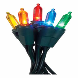 Celebrations LED M5 Multicolored 100 ct String Christmas Lights 24.75 ft.