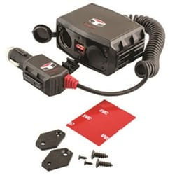 Custom Accessories 24 V Black/Red Auxiliary Power Outlet 1 pk