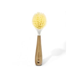 Full Circle Be Good White Bamboo/Plastic Dish Brush