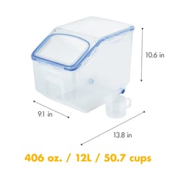 Lock & Lock Easy Essentials 50 cups Clear Food Storage Container 1 pk