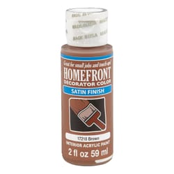 Homefront Satin Brown Hobby Paint 2 oz