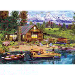 Eurographics Mountain Cabin Jigsaw Puzzle Multicolored 1000 pc