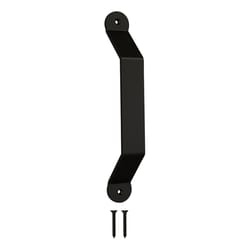 National Hardware Charleston Matte Black Steel Pull Handle 1 pc