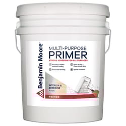 Benjamin Moore White Flat Water-Based Acrylic Primer 5 gal