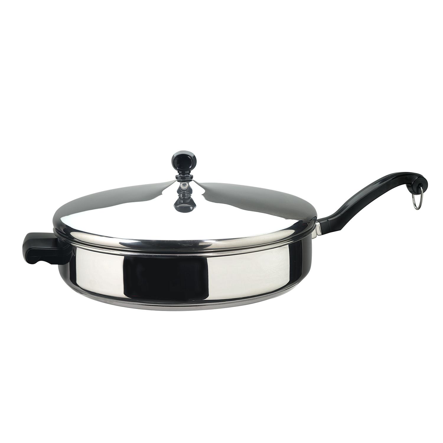 Farberware Stainless Steel Saute Pan 4.5 qt Silver Sansujyuku sansujyuku.com