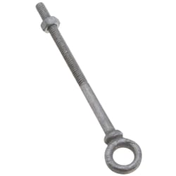 National Hardware 1/4 in. X 4 in. L Galvanized Forged Steel Eyebolt Nut Included