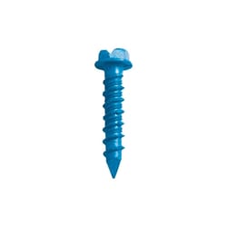 Tapcon 1/4 in. D X 2-1/4 in. L Steel Hex Head Concrete Screw Anchor 1 pk