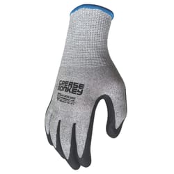 Grease Monkey M Cut Resistant Black/Gray Gloves