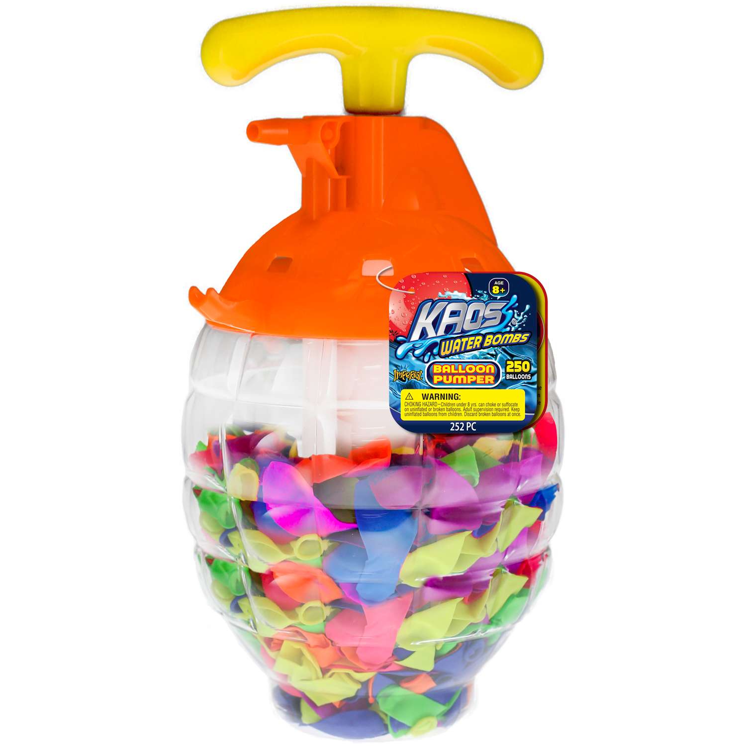  Water Balloon Pump with 250 Balloons Included - 3 in 1