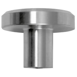 MNG Brickell Flat Cabinet Knob 1-1/4 in. D 1 in. Stainless Steel 1 pk