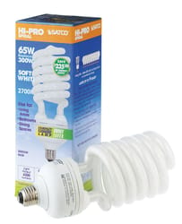 Satco HI-PRO 65 W T5 3.53 in. D X 9.44 in. L CFL Bulb Soft White Specialty 2700 K 1 pk