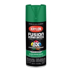 Krylon Fusion All-In-One Gloss Spring Grass Paint+Primer Spray Paint 12 oz