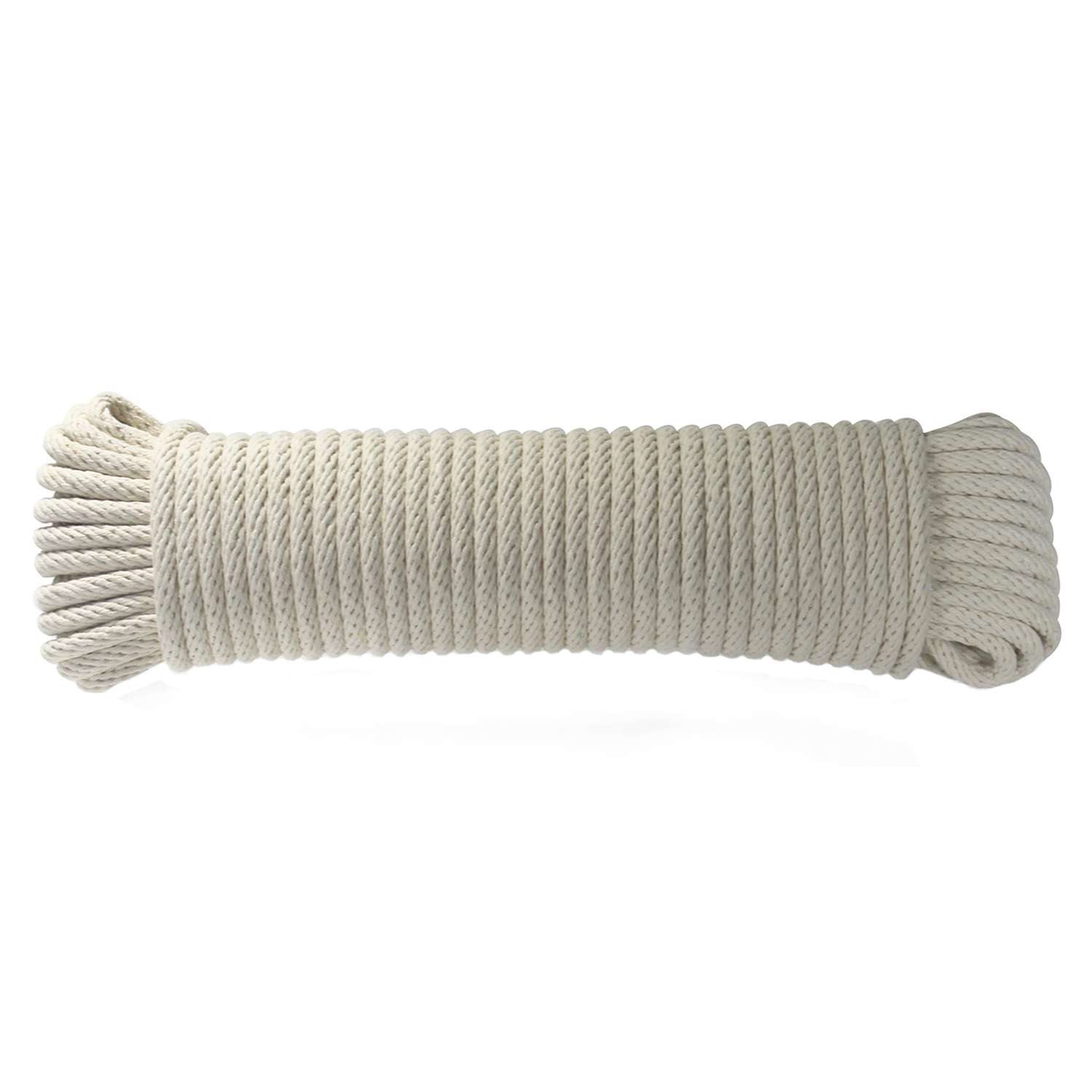 Ace 3/8 in. D X 100 ft. L White Solid Braided Cotton Cord