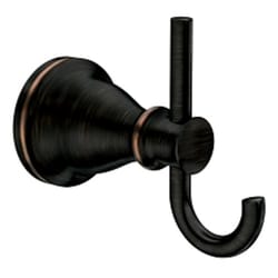 Moen Hilliard 2 in. W X 2.34 in. L Mediterranean Bronze Robe Hook