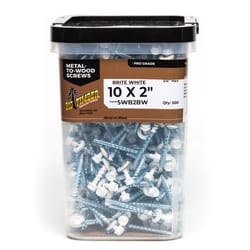 Big Timber No. 10 Ga. X 2 in. L Hex Hex Washer Head Sheet Metal Screws 5 lb 500 pk