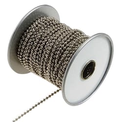 Lucky Line 100 ft. Ball Brass Chain 3/16 in. D X 100 ft. L