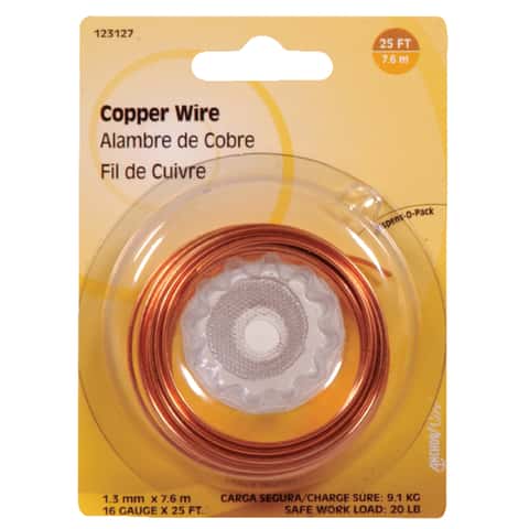 Plant Wire Tie, Light-Duty, Soft Coated Wire, 16-Ft.