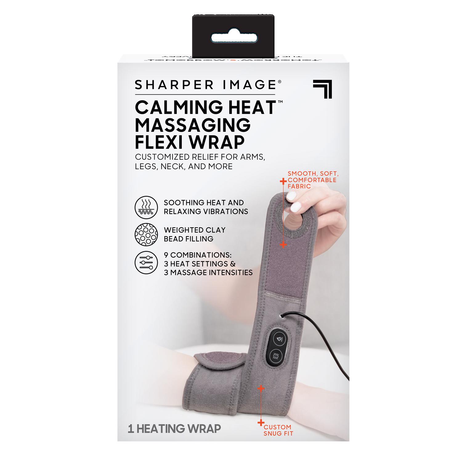 Photos - Other interior and decor Flexi Sharper Image Calming Heat Massaging Heat  Wrap Fabric 1 pk CWT31003 