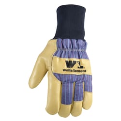 Wells Lamont Men's Outdoor Cold Weather Work Gloves Blue/Tan L 1 pk