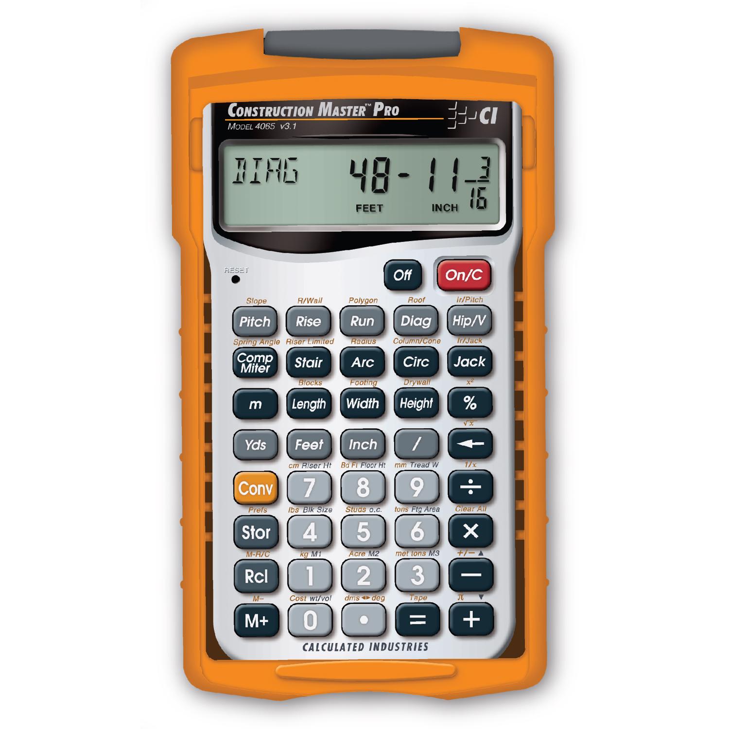 Photos - Calculator Calculated Industries Master Pro Gray 11 digit Construction  406