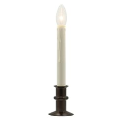 Celestial Lights Antique Bronze no scent Scent LED Battery Operated Taper Candle