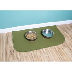 Ritz 36 in. W X 20 in. L Green Floor Mat