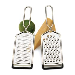 RSVP International Endurance Silver Stainless Steel Cheese Grater Set