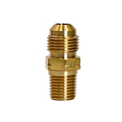 ATC 3/8 in. Flare X 1/4 in. D Male Brass Adapter