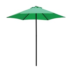 Living Accents 7.5 ft. Green Market Umbrella