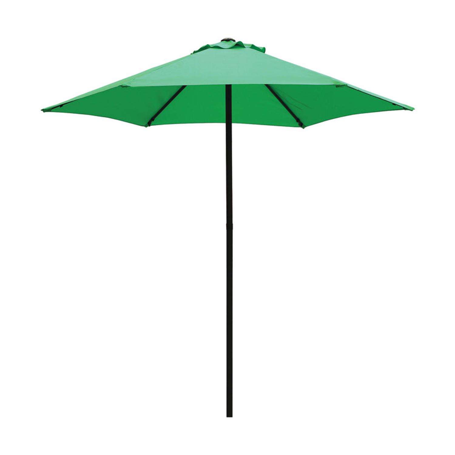 Living Accents 7.5 ft. Green Market Umbrella Ace Hardware