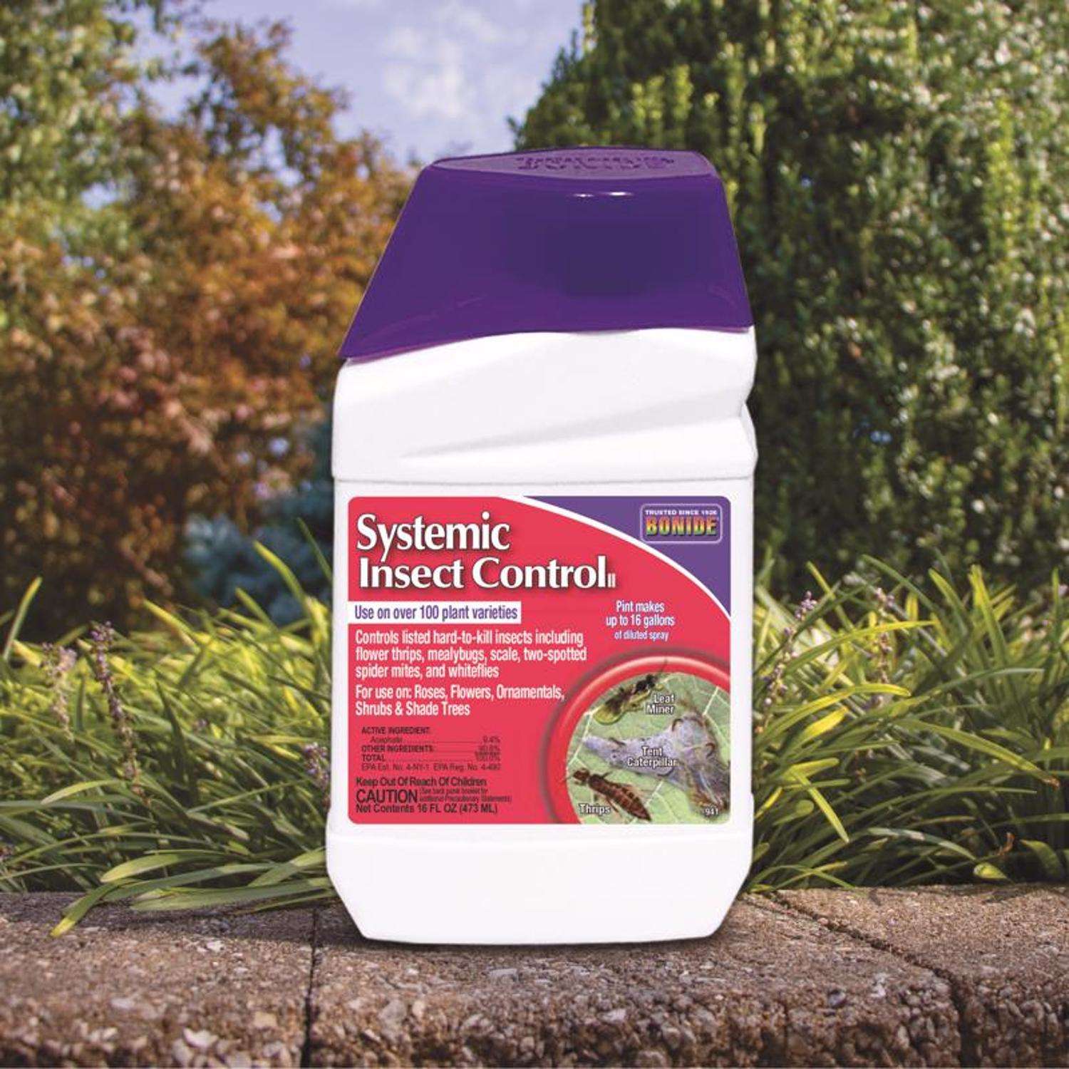 Bonide Systemic Spray Liquid Concentrate Insect Killer 1 pt