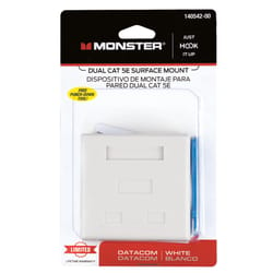 Monster Just Hook It Up Surface Mount Housing CAT 5E