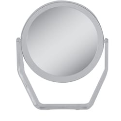 Zadro 9 in. H X 6.5 in. W Swivel Vanity Mirror Gray