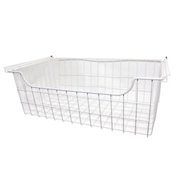 Easy Track 8 in. H X 24 in. W X 14 in. L Steel Wire Basket